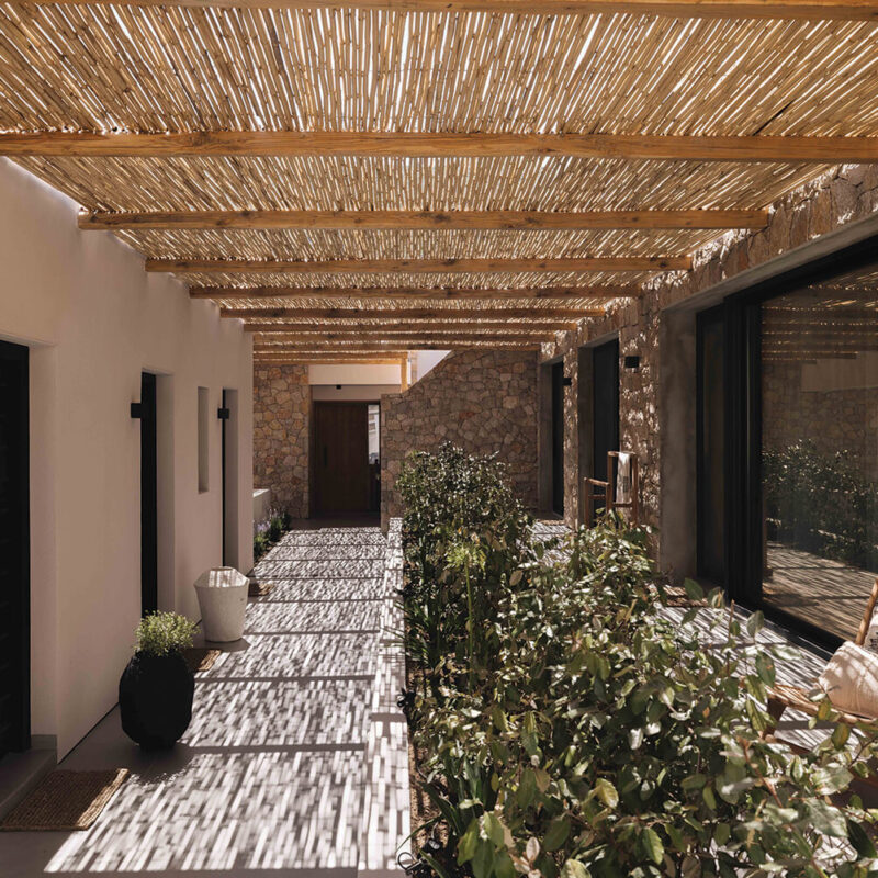 Υλικό: Μπαμπού Φυσικό "White Quality" <br> Diameter: 20-24 mm